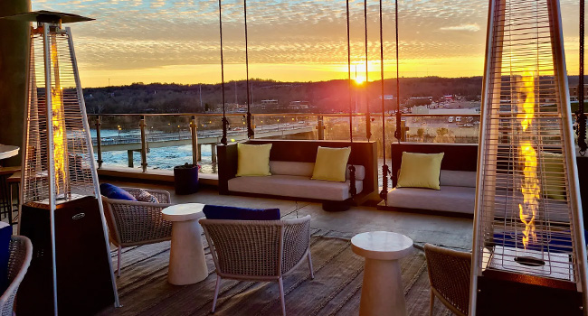 roof top patio at Eighteen 85 Rooftop